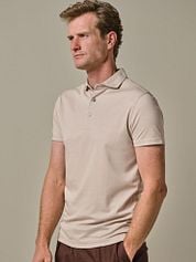 Profuomo Polo Shirt Luxury Knitted Beige