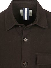 Profuomo Overshirt Moleskin Dark Brown