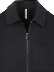 Profuomo Overshirt Woolblend Navy