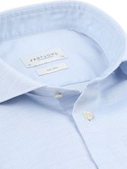 Profuomo Basketweave Shirt Light Blue  