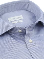 Profuomo Basketweave Shirt Blue  