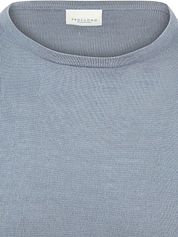 Profuomo Pullover Merino Wool Blue