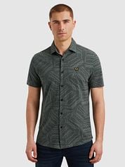 PME Legend Short Sleeve Shirt Print Dark Slate