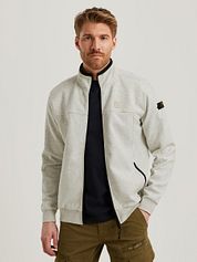 PME Legend Cardigan Interlock Greige
