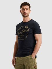 PME Legend T-Shirt Logo Artwork Navy