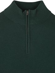 Steppin' Out Half Zip Pullover Merino Wool Caccia Green