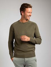 Suitable Pullover Raw Olive Green
