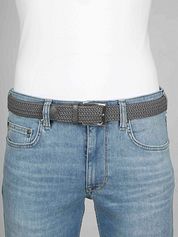 Suitable Braided Belt Dark Gray