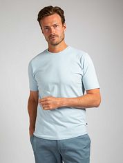 Suitable Respect T-shirt Jim Steel Light Blue