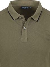 Suitable Respect Polo Shirt Tip Ferry Olive Green