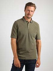 Suitable Respect Polo Shirt Tip Ferry Olive Green