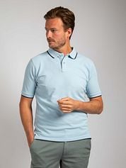 Suitable Respect Polo Shirt Tip Ferry Light Blue