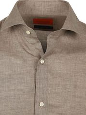 Suitable Shirt Linen Taupe