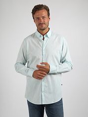 Suitable  Shirt Cotton Slub Light Green