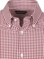 Steppin' Out Poplin Shirt Checks Red