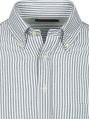 Steppin' Out Shirt Oxford Pocket Stripes Light Green