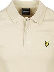 Lyle and Scott Polo Plain Grey Taupe