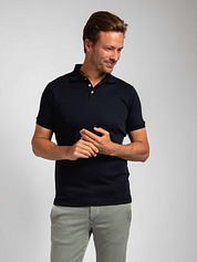 Suitable Boris Polo Shirt Navy 