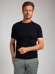 Suitable Knitted T-shirt Wap Navy