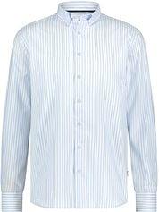 State Of Art Dobby Shirt Stripes Light Blue