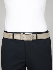 Suitable Belt Suede Leather Taupe