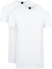 Suitable Ota T-Shirt Round Neck White 2-Pack