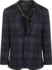 Suitable Respect Blazer Montreal Pane Flex Navy