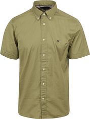 Tommy Hilfiger Short Sleeve Shirt Flex Green