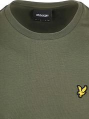 Lyle and Scott T Shirt Olive Green