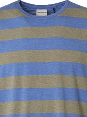 No Excess T-Shirt Stripes Blue Green