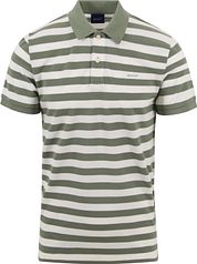 Gant Polo Shirt Stripes Green
