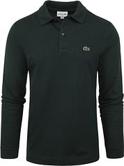 Lacoste Long-sleeved Polo Shirt Dark Green