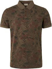 No Excess Polo Shirt Print Army Green