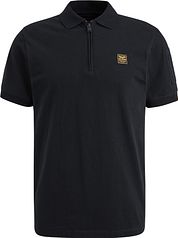 PME Legend Half-Zip Polo Shirt Piqué Interlock Navy