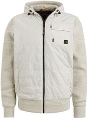 PME Legend Mix Zip Jacket Ecru