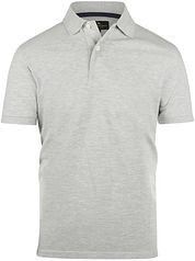 Steppin' Out Polo Shirt Piqué Classic Melange Grey