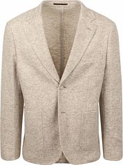 Suitable Knitted Blazer Unlined Beige