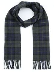 BarbourScarfs Tartan Lambswool Classic Dark Green