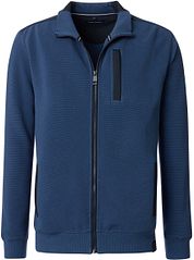 Casa Moda Pullover Zip Dark Indigo