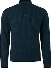 No Excess Mocker Pullover Navy 