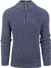 NZA Half Zip Sweater Ngamuwahine Dark Blue