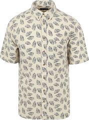 Suitable Short Sleeve Shirt Linen Sheng Blue