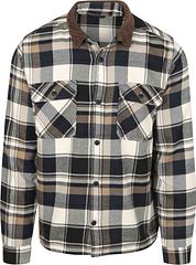 Barbour Overshirt Plaid Grasmoor Navy
