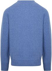 William Lockie Lambswool Surf Blue