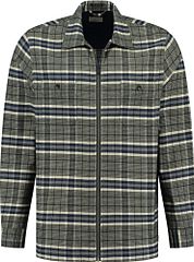 Dstrezzed Overshirt Checkered Olive Green 