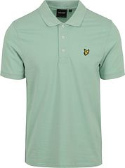 Lyle and Scott Polo Plain Light Green