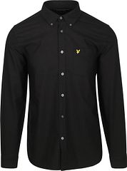 Lyle & Scott Shirt Plain Oxford Black