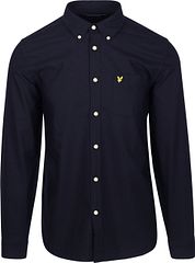 Lyle & Scott Shirt Plain Oxford Navy