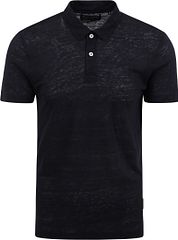 Marc O'Polo Polo Shirt Linen Navy