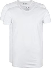 PME Legend Basic T-shirt 2-Pack V-Neck White